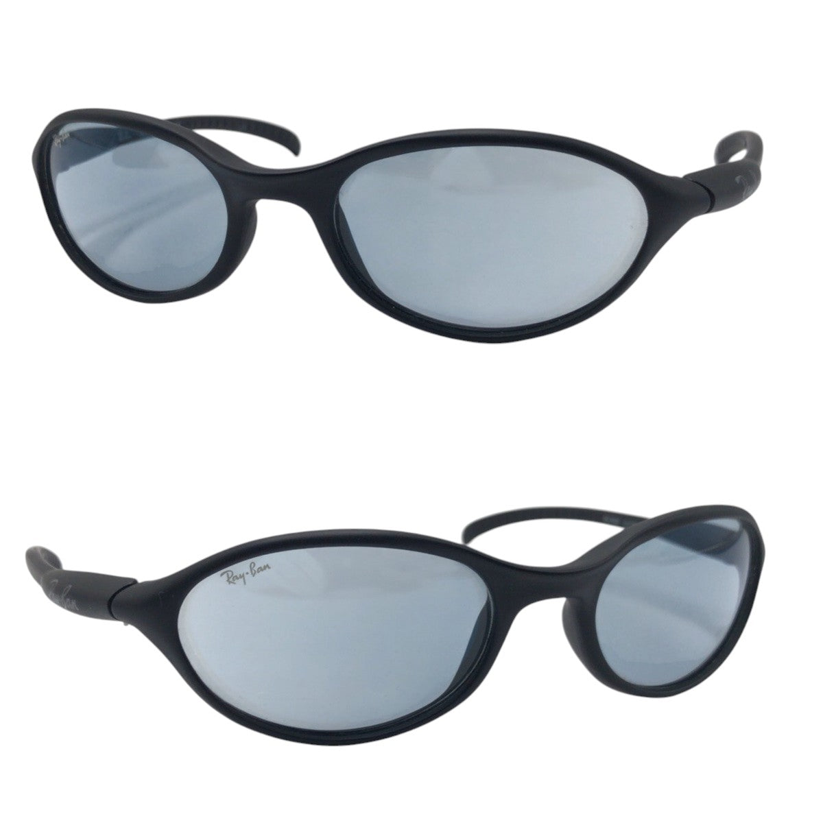 17706
Ray-Ban レイバン CUTTERS ブラック 黒 ブルー プラスチック RB2045 サングラス 男女兼用 オーバル  メンズ ABP9