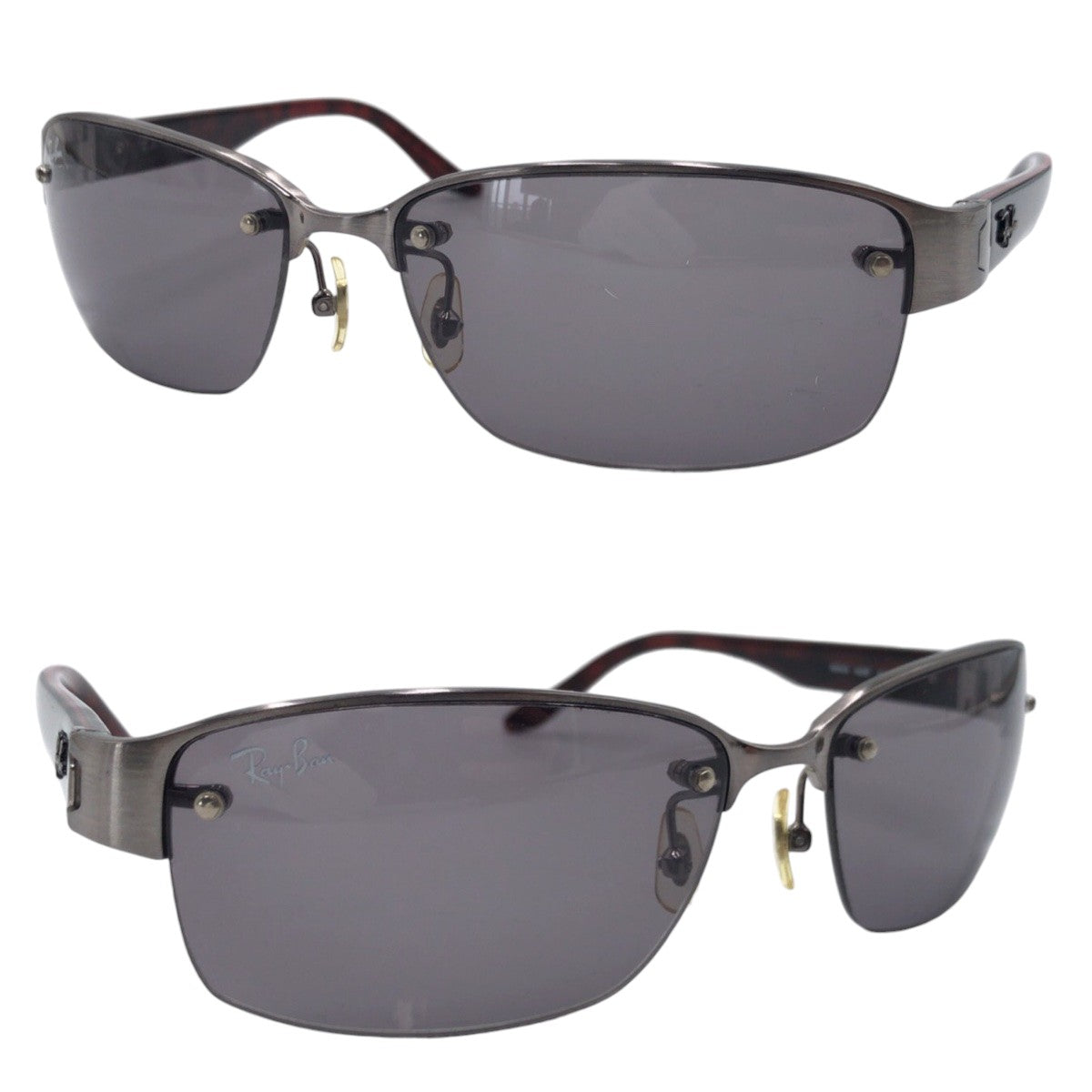 17708
Ray-Ban レイバン シルバー ブラック レッド メタル / プラスチック RB3434 63□16 130 サングラス 男女兼用 スクエア  メンズ AB9