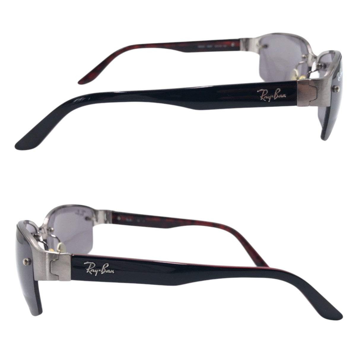17708
Ray-Ban レイバン シルバー ブラック レッド メタル / プラスチック RB3434 63□16 130 サングラス 男女兼用 スクエア  メンズ AB9