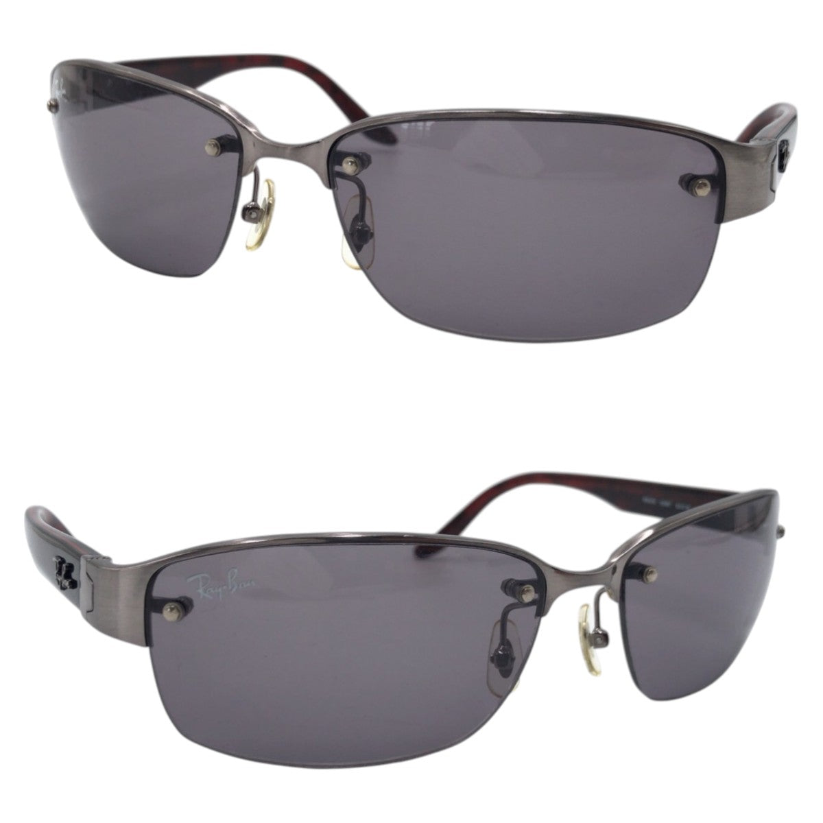 17709
Ray-Ban レイバン シルバー ブラック レッド メタル / プラスチック RB3434 63□16 130 サングラス 男女兼用 スクエア  メンズ ABP11