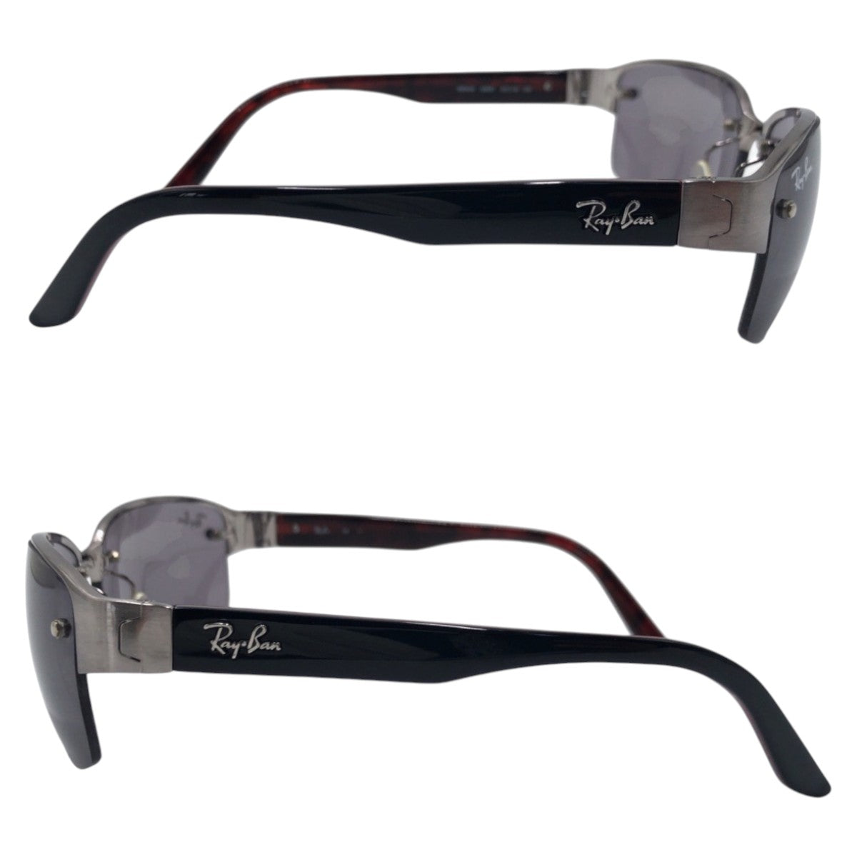 17709
Ray-Ban レイバン シルバー ブラック レッド メタル / プラスチック RB3434 63□16 130 サングラス 男女兼用 スクエア  メンズ ABP11