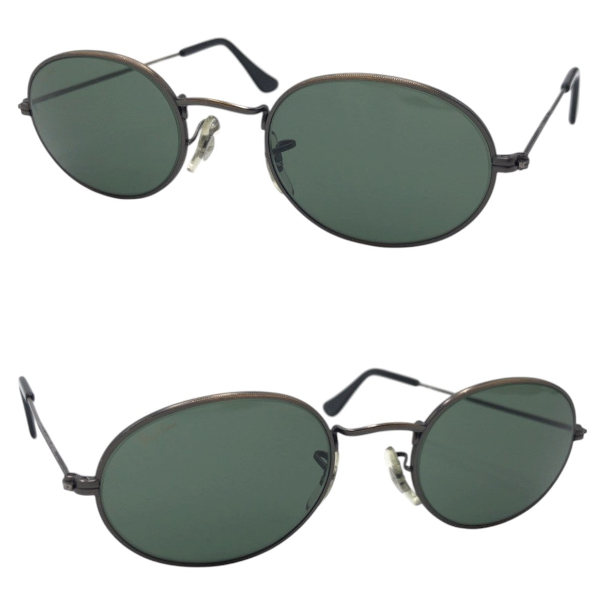 17710
Ray-Ban レイバン ヴィンテージ B&L RAY-BAN U.S.A ブラック 黒 グリーン メタル W0969 サングラス 男女兼用 オーバル  メンズ ABP19