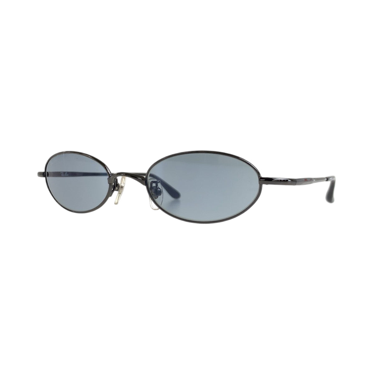 17711
Ray-Ban レイバン ブルー ブラック チタン RB3150 004/46 サングラス オーバル  メンズ A14
