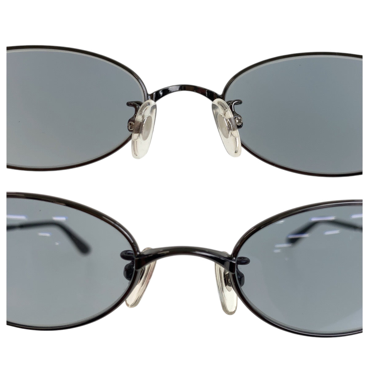 17711
Ray-Ban レイバン ブルー ブラック チタン RB3150 004/46 サングラス オーバル  メンズ A14