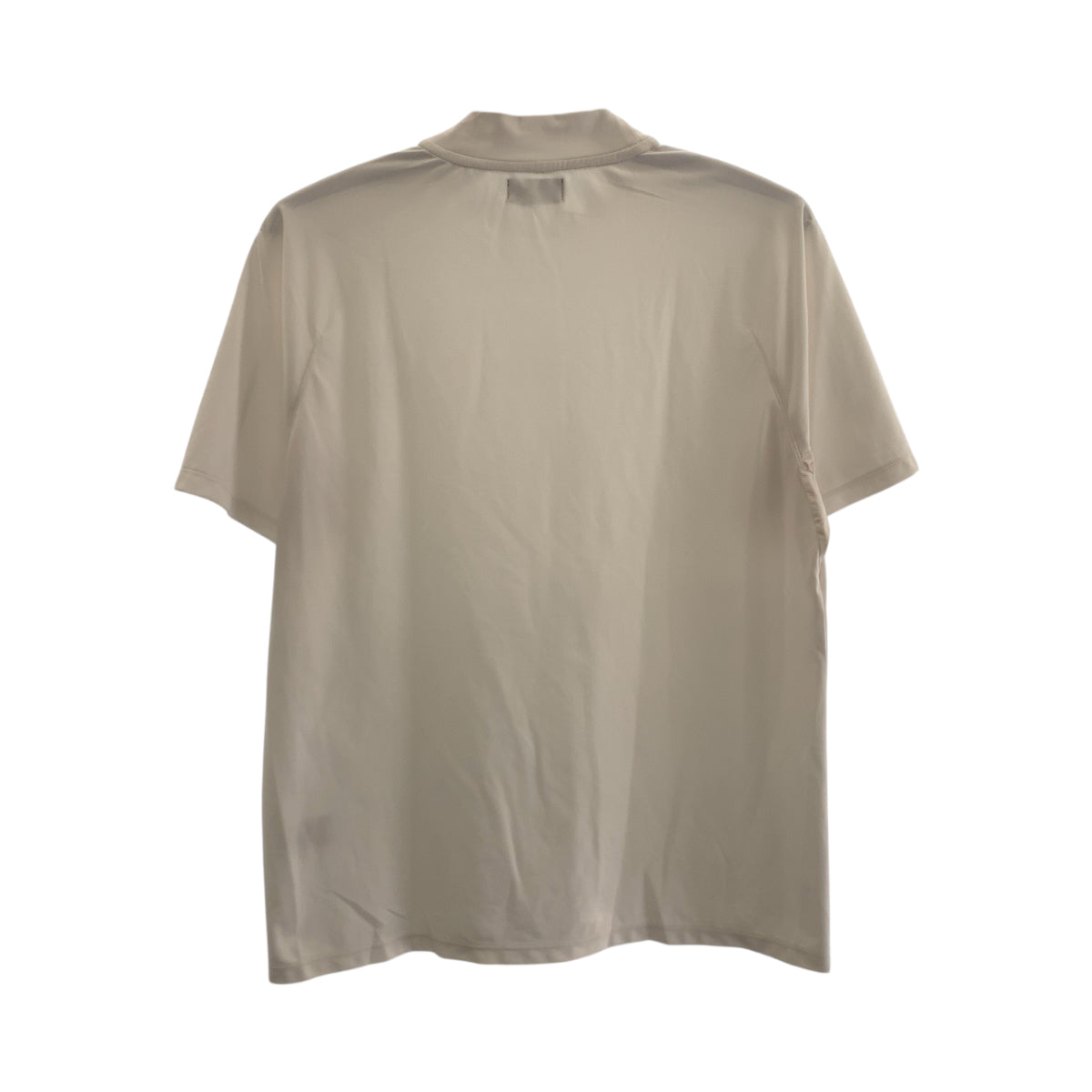 17721
SATURDAYS NEW YORK CITY サタデーズ ニューヨーク シティ サイズXL ホワイト ブラック ポリエステル BGM 12060 A 半袖Tシャツ モックネック  メンズ A6