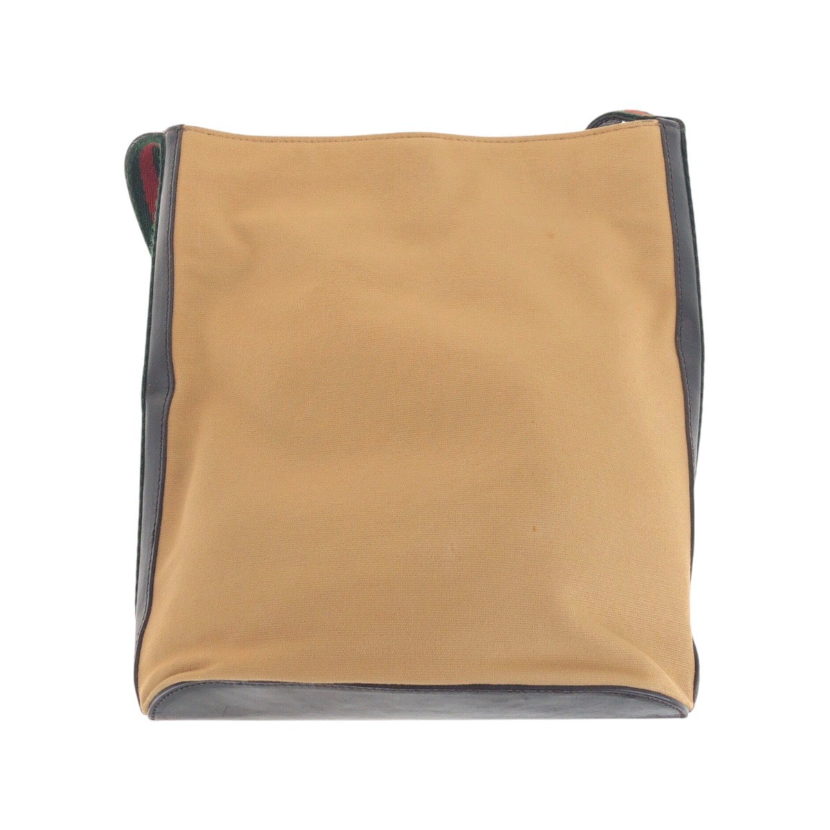 17728
GUCCI グッチ シェリーライン ベージュ キャメル ゴールド金具 キャンバス / レザー 001.4286 ショルダーバッグ ポシェット  レディース AB36