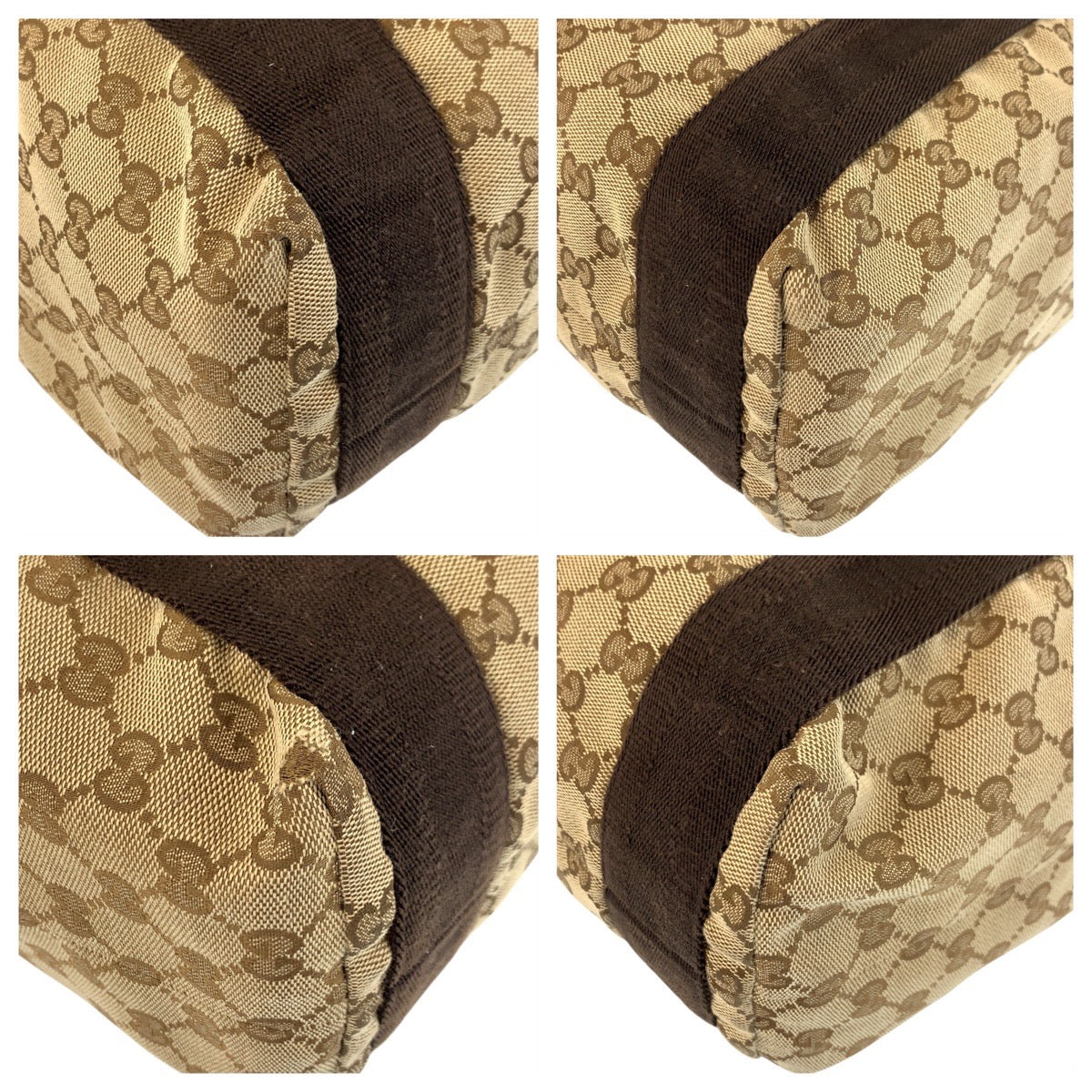 17731
GUCCI グッチ ベージュ ブラウン GGキャンバス 189669 トートバッグ ショルダーバッグ  レディース