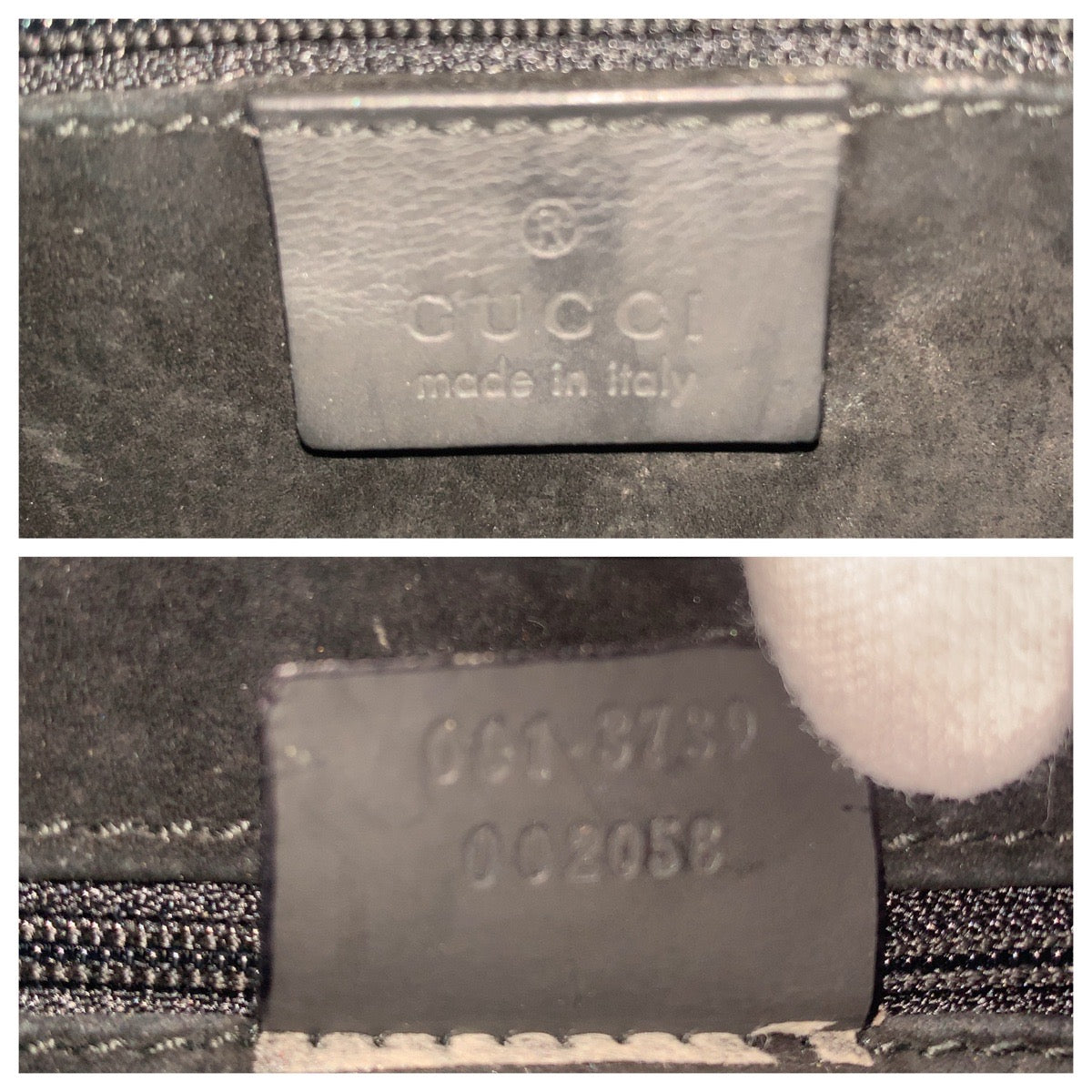 17732
GUCCI グッチ バンブー ブラック レッド シルバー金具 レザー 001 3739 ワンショルダーバッグ ハンドバッグ  レディース AB38