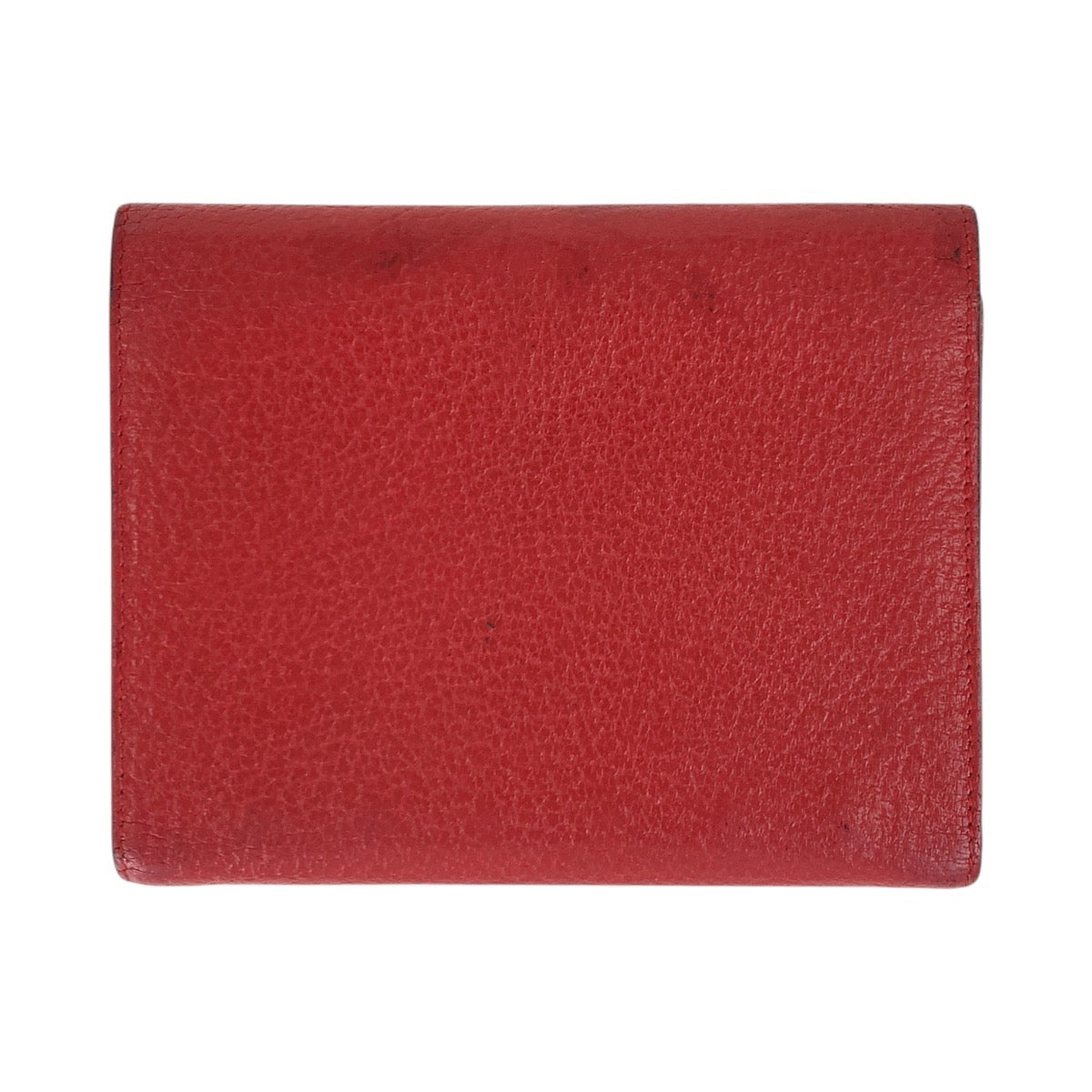 17733
GUCCI グッチ ヴィンテージ ホースビット レッド ゴールド金具 レザー 031 2778 0368 0 手帳カバー 男女兼用  レディース AB14