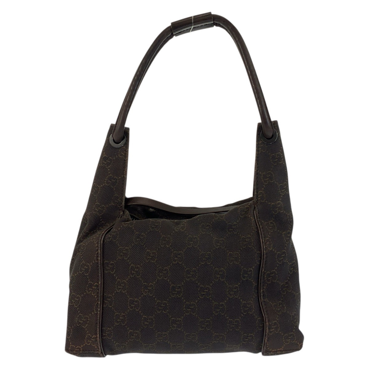 17736
GUCCI グッチ ブラウン GGキャンバス / レザー 101333 ショルダーバッグ  レディース AB32