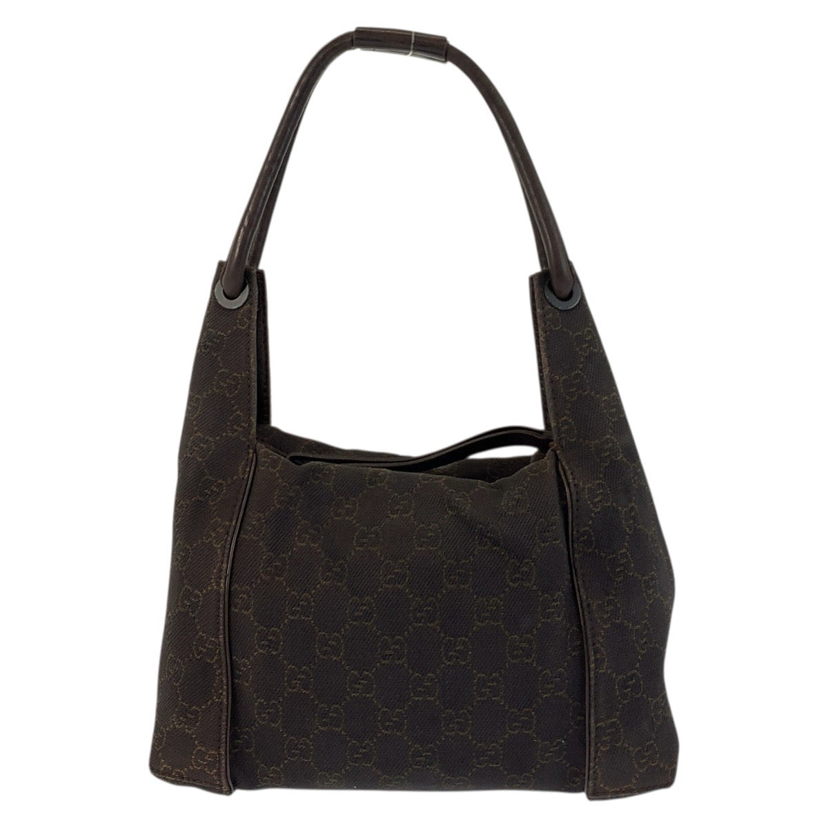 17736
GUCCI グッチ ブラウン GGキャンバス / レザー 101333 ショルダーバッグ  レディース AB32