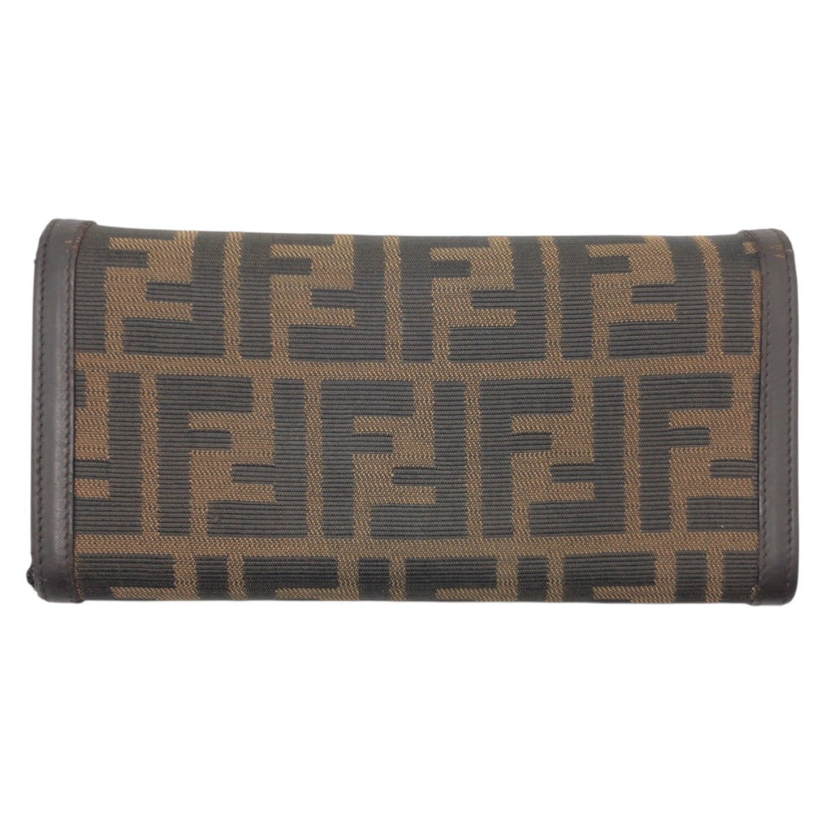 17737
FENDI フェンディ ヴィンテージ ズッカ ブラウン シルバー金具 キャンバス 2270 長財布 ロングウォレット 男女兼用  レディース AB