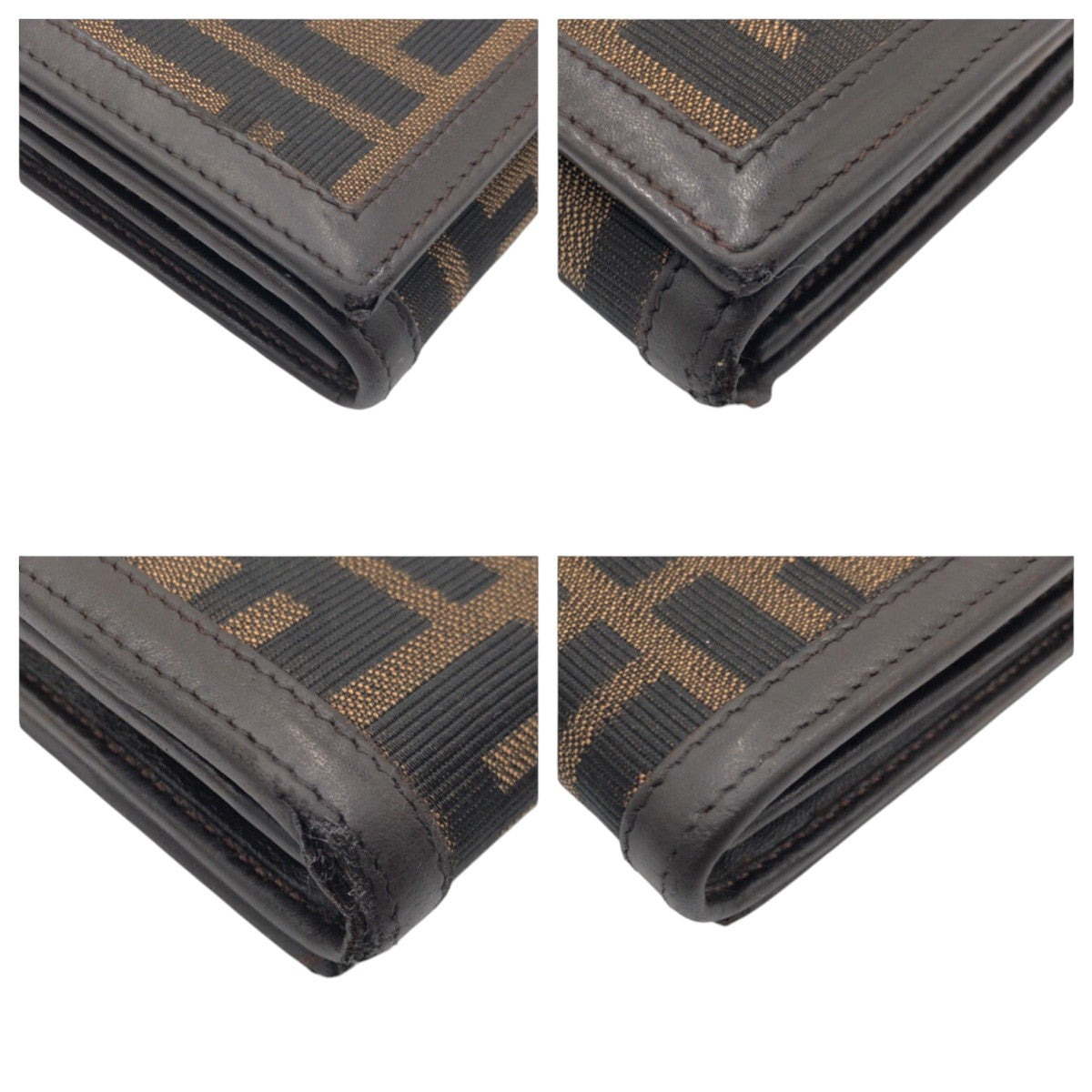 17737
FENDI フェンディ ヴィンテージ ズッカ ブラウン シルバー金具 キャンバス 2270 長財布 ロングウォレット 男女兼用  レディース AB