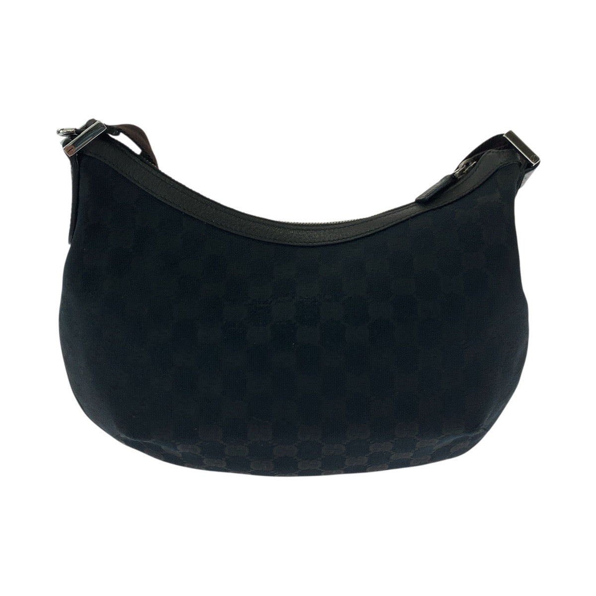 17743
GUCCI グッチ ブラック 黒 シルバー金具 GGキャンバス 181092 ショルダーバッグ メッセンジャーバッグ  レディース AB38