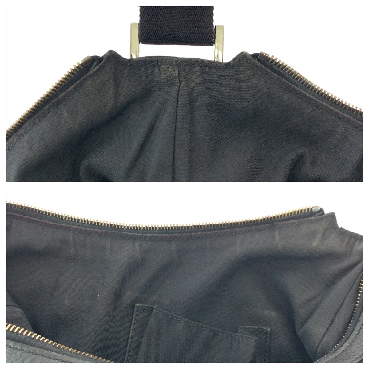 17743
GUCCI グッチ ブラック 黒 シルバー金具 GGキャンバス 181092 ショルダーバッグ メッセンジャーバッグ  レディース AB38
