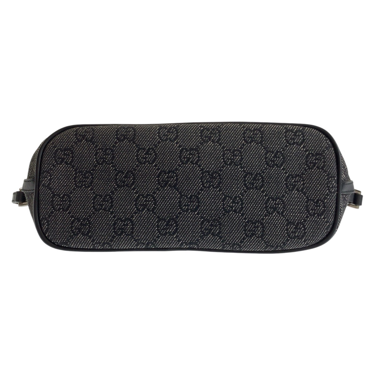 17746
GUCCI グッチ ブラック 黒 シルバー金具 GGキャンバス / レザー 07198 ハンドバッグ アクセサリーポーチ  レディース A38