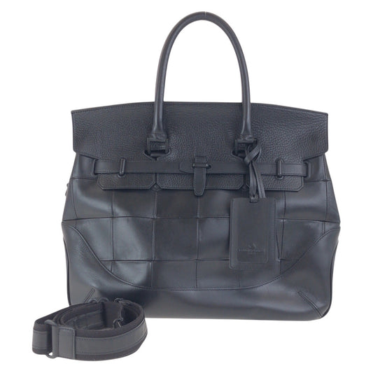 17751
PELLE MORBIDA ペッレモルビダ MARRAKECH ブラック 黒 レザー ビジネスバッグ ボストンバッグ トートバッグ メンズ A78