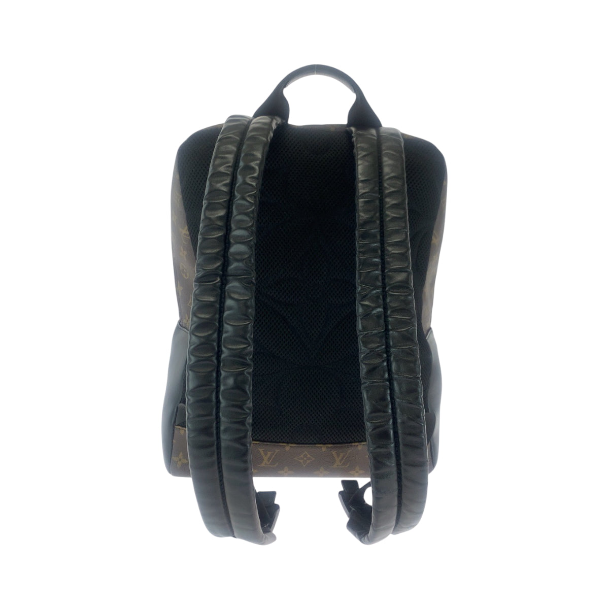 17758
LOUIS VUITTON ルイヴィトン モノグラム ディーン バックパック ブラウン ブラック金具 PVC M45335 リュックサック バックパック  メンズ