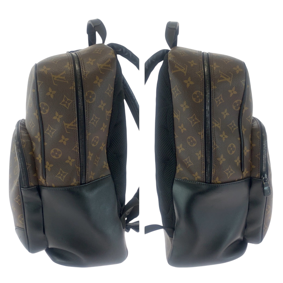 17758
LOUIS VUITTON ルイヴィトン モノグラム ディーン バックパック ブラウン ブラック金具 PVC M45335 リュックサック バックパック  メンズ