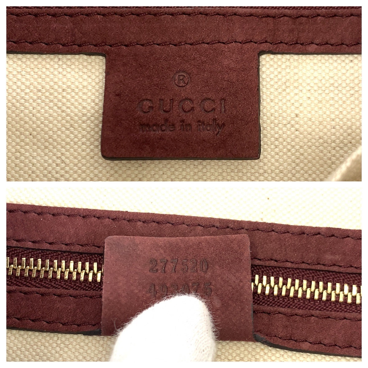 17760
GUCCI グッチ ニュージャッキー ボルドー ゴールド金具 スウェード 277520 ホーボー ショルダーバッグ ハンドバッグ 2way  レディース