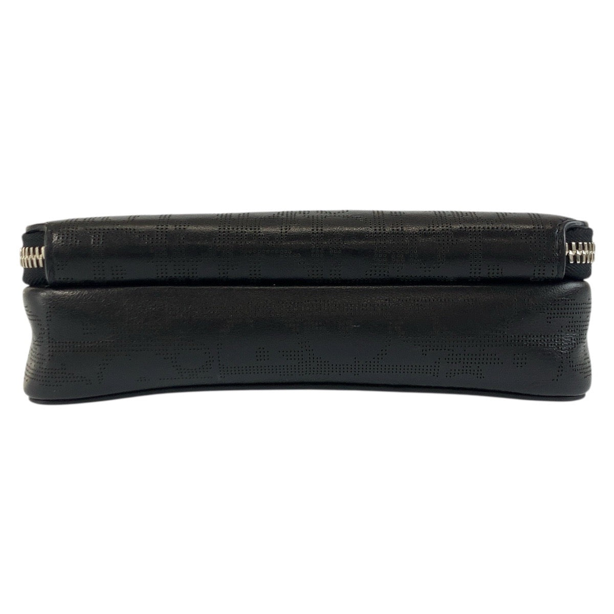 17763
Dior ディオール オブリーク ブラック 黒 シルバー金具 レザー ショルダーバッグ ポシェット  メンズ A120