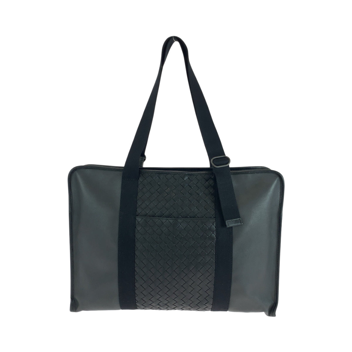 17765
BOTTEGAVENETA ボッテガヴェネタ イントレチャート ブラック 黒 シルバー金具 レザー ビジネスバッグ トートバッグ ショルダーバッグ  メンズ A77