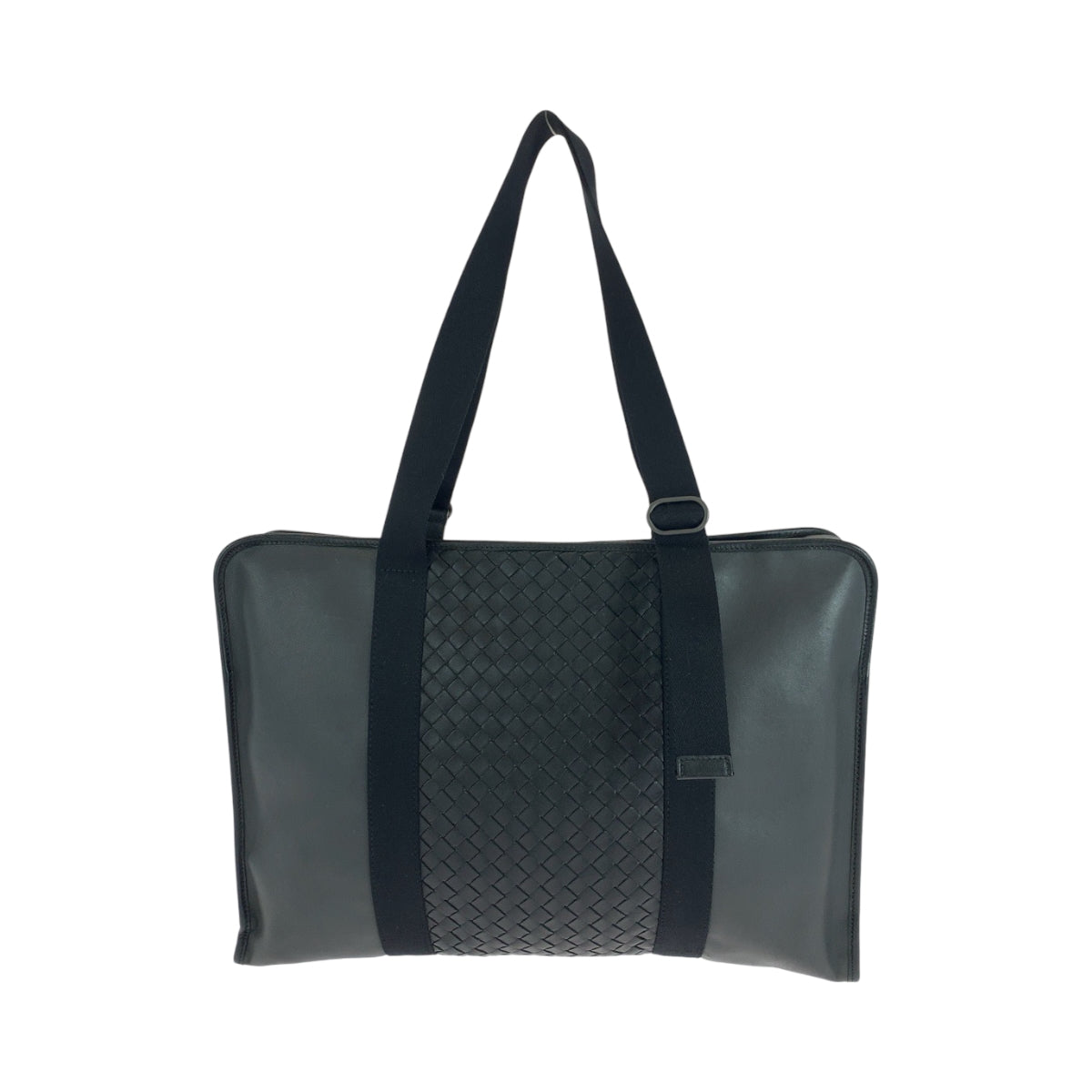 17765
BOTTEGAVENETA ボッテガヴェネタ イントレチャート ブラック 黒 シルバー金具 レザー ビジネスバッグ トートバッグ ショルダーバッグ  メンズ A77