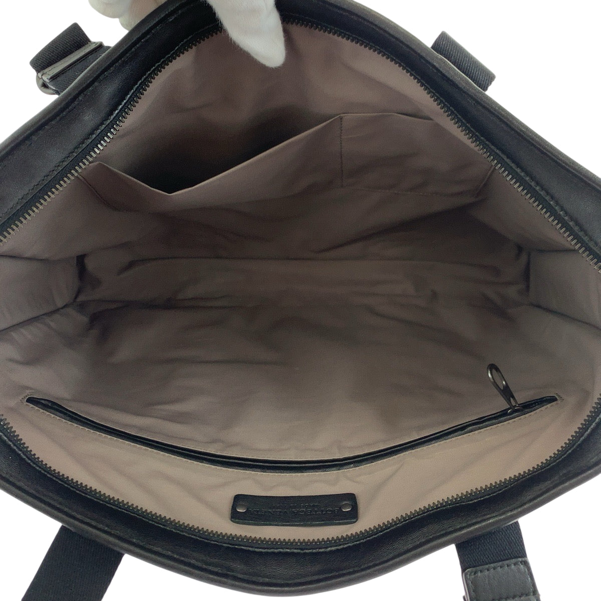 17765
BOTTEGAVENETA ボッテガヴェネタ イントレチャート ブラック 黒 シルバー金具 レザー ビジネスバッグ トートバッグ ショルダーバッグ  メンズ A77