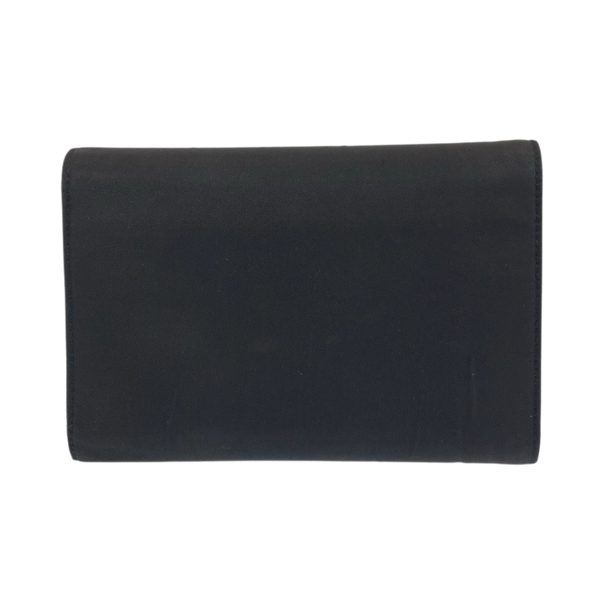 17772
PRADA プラダ テスート 三角ロゴプレート ブラック 黒 シルバー金具 ナイロン 折財布 コンパクトウォレット  レディース AB15