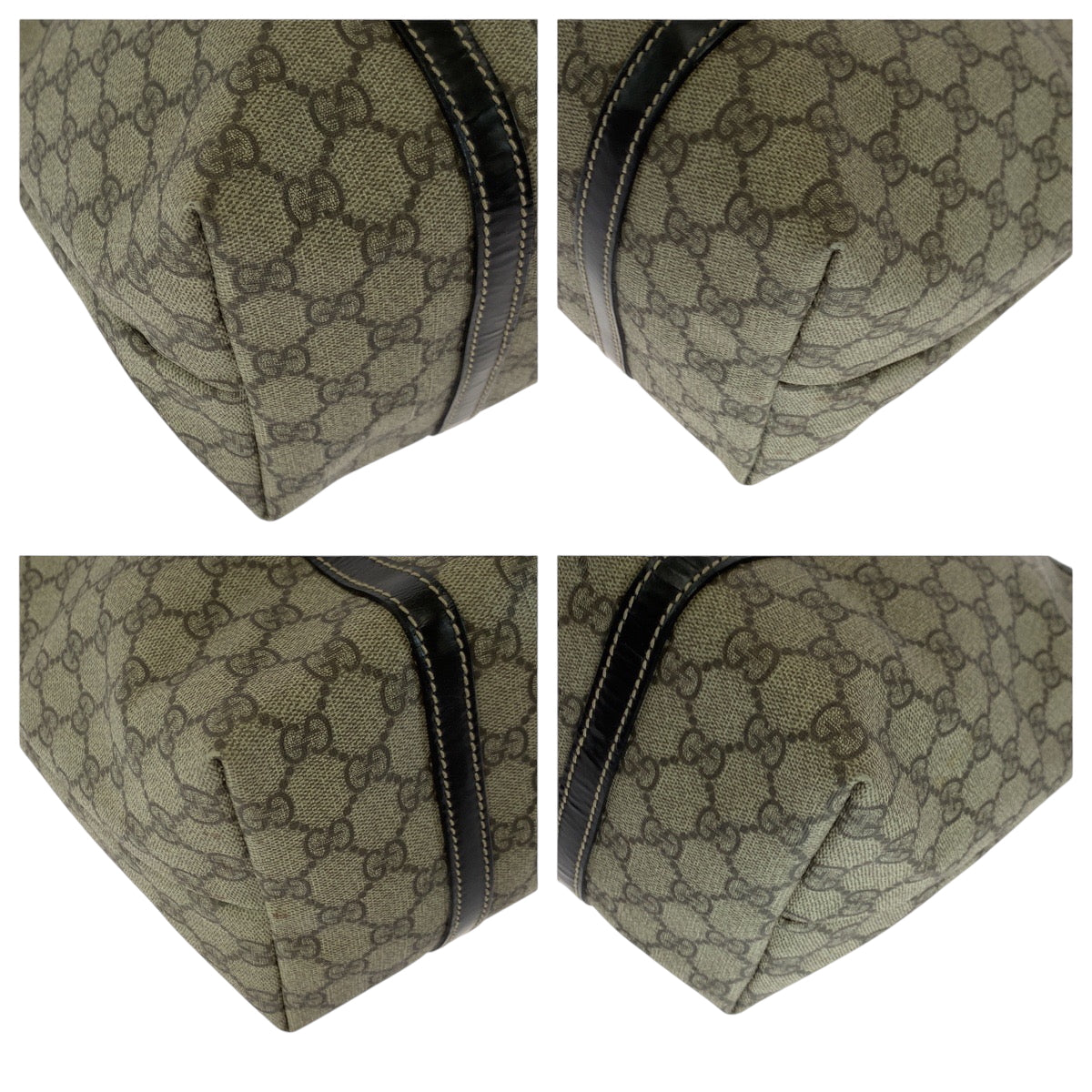 17776
GUCCI グッチ ベージュ ブラウン ゴールド金具 GGスプリームキャンバス 197953 トートバッグ ショルダーバッグ  レディース ABP38
