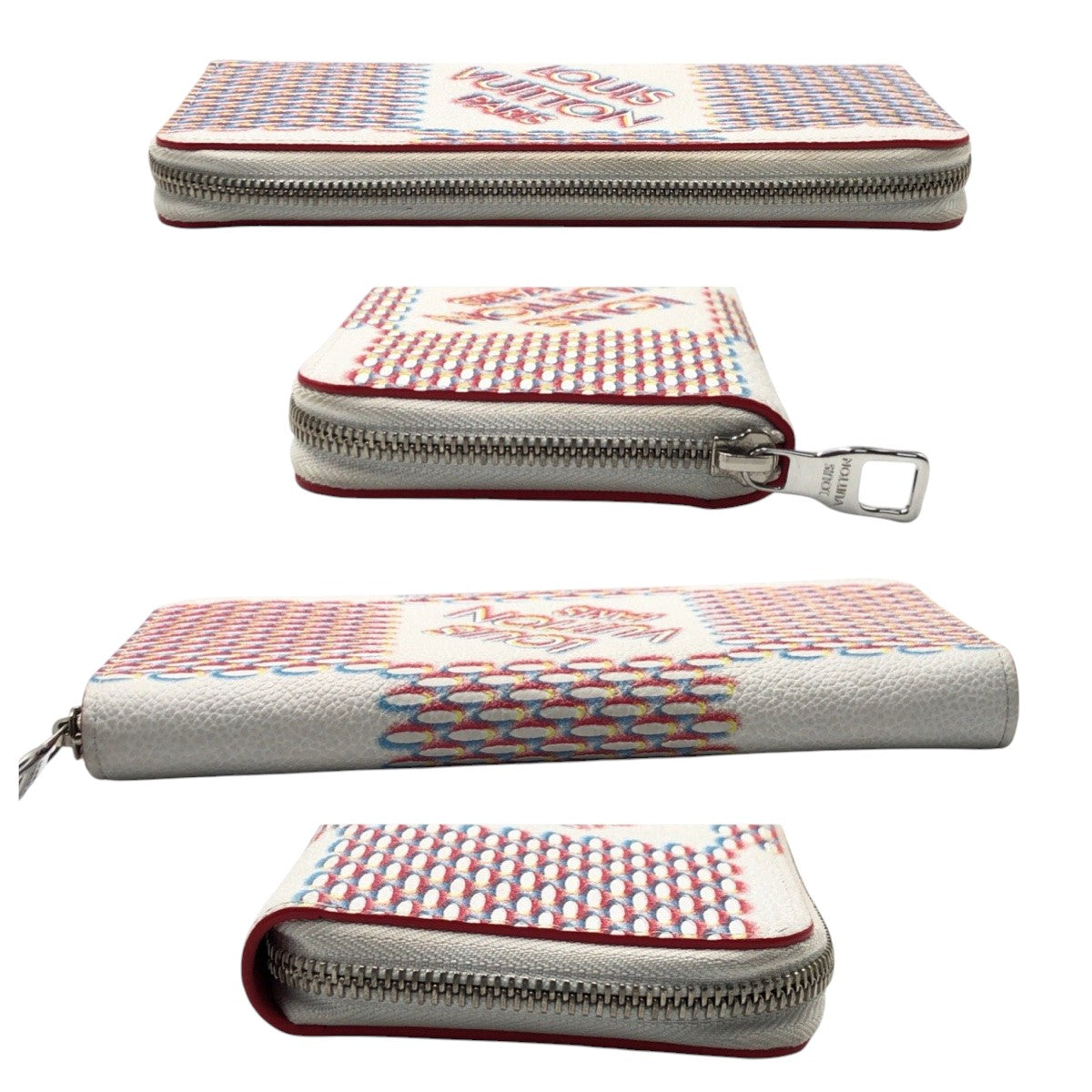 17778
LOUIS VUITTON ルイヴィトン ダミエスプレー ジッピーウォレット ヴェルティカル ホワイト マルチカラー レザー M81403 長財布 ロングウォレット 男女兼用 レディース A70