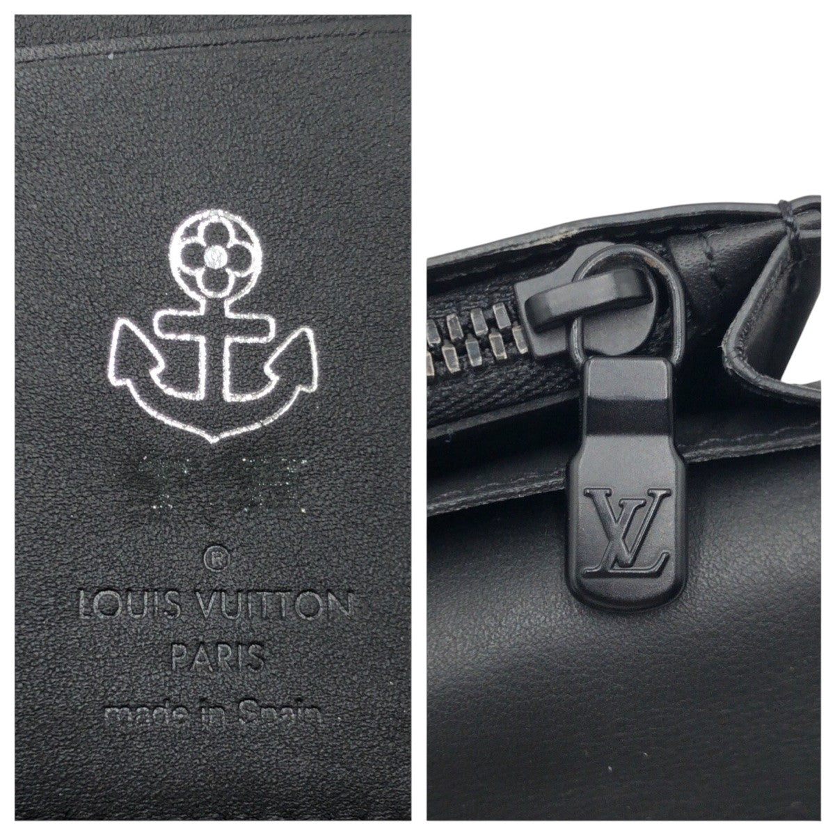 17779
LOUIS VUITTON ルイヴィトン モノグラム シャドー ポルトフォイユプラザ ブラック 黒 レザー M69038 長財布 ロングウォレット メンズ ABP