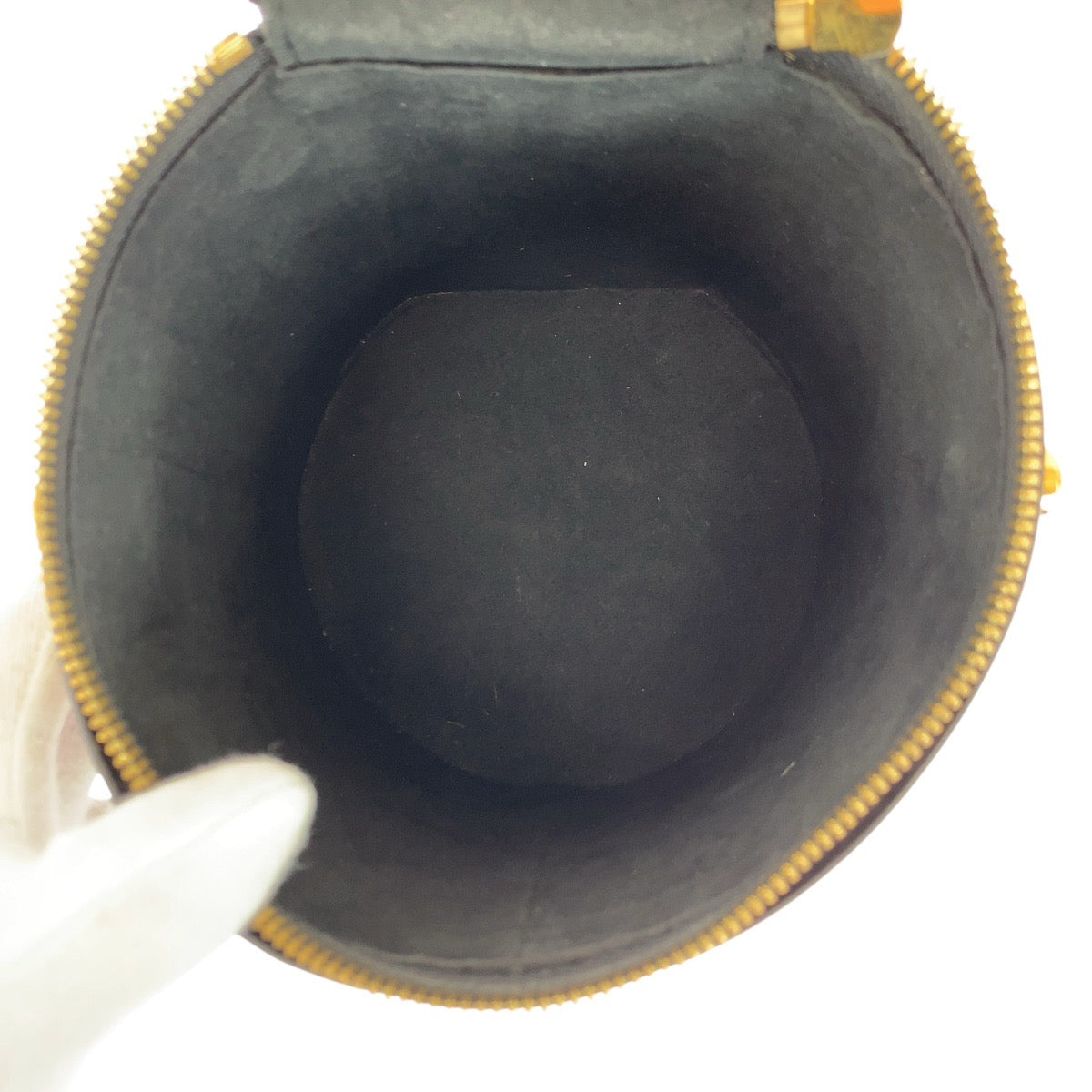 17782
LOUIS VUITTON ルイヴィトン モノグラム リバース カンヌ ブラウン ゴールド金具 PVC / レザー M43986 ハンドバッグ バニティバッグ ショルダーバッグ 2way  レディース AB190