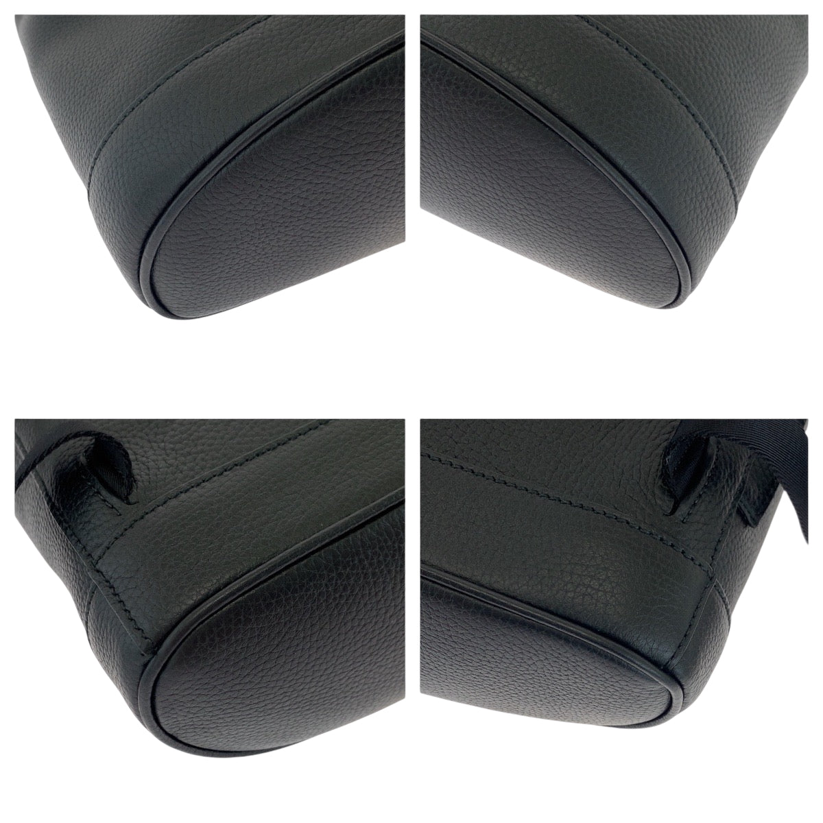 17794
GUCCI グッチ 現行 ミディアム ブラック 黒 シルバー金具 レザー 816750 リュックサック バックパック メンズ S280