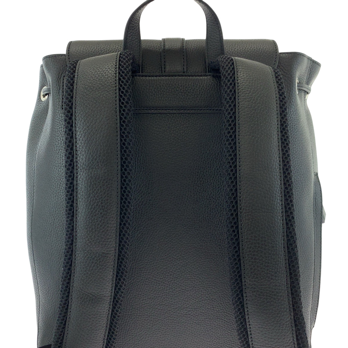 17794
GUCCI グッチ 現行 ミディアム ブラック 黒 シルバー金具 レザー 816750 リュックサック バックパック メンズ S280