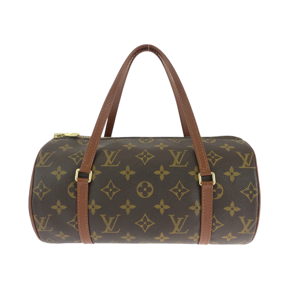 17796
LOUIS VUITTON ルイヴィトン モノグラム パピヨン26 ブラウン ゴールド金具 PVC M51366 ショルダーバッグ ハンドバッグ  レディース