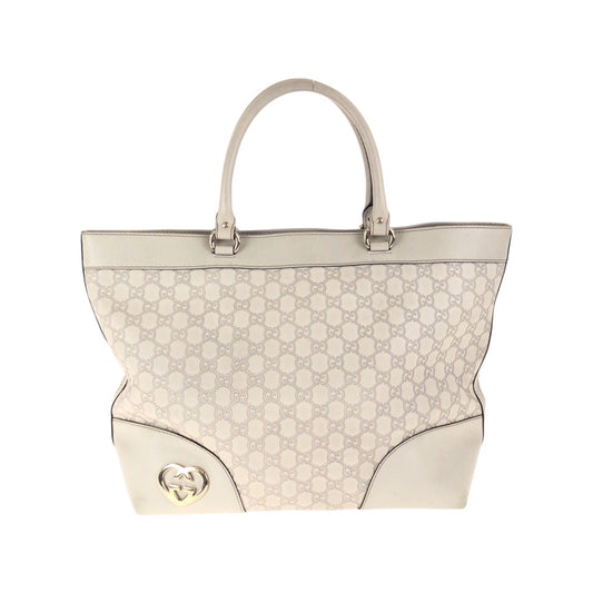 17798
GUCCI グッチ グッチシマ ベージュ アイボリー ゴールド金具 レザー 257071 トートバッグ ショルダーバッグ  レディース ABP63