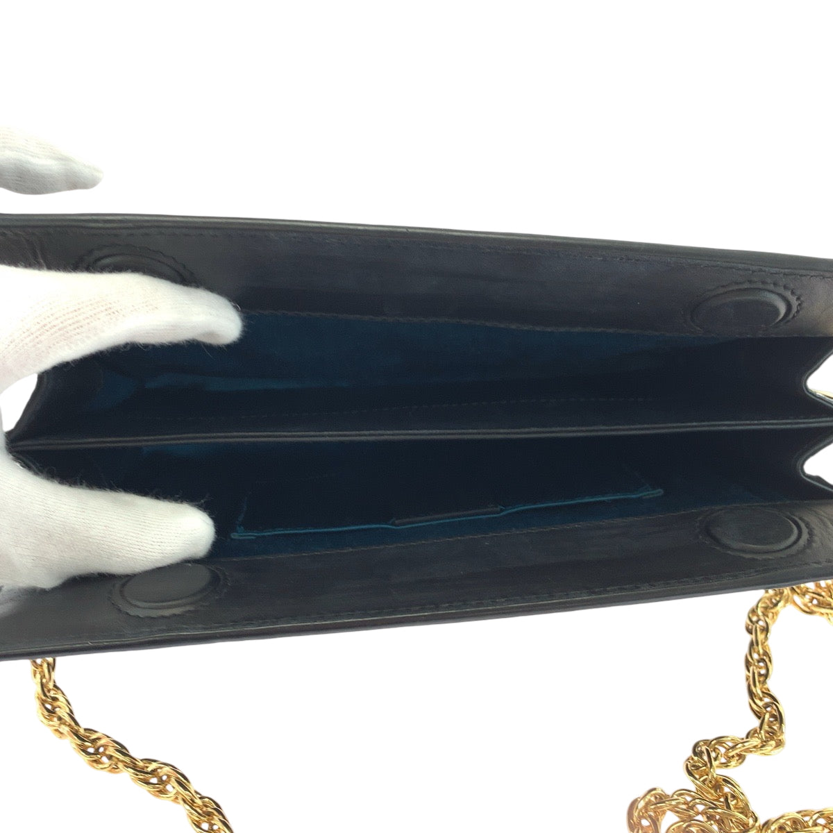 17799
GUCCI グッチ シェリーライン ブラック 黒 ゴールド金具 スウェード 503877 チェーンショルダーバッグ ポシェット  レディース ABP75