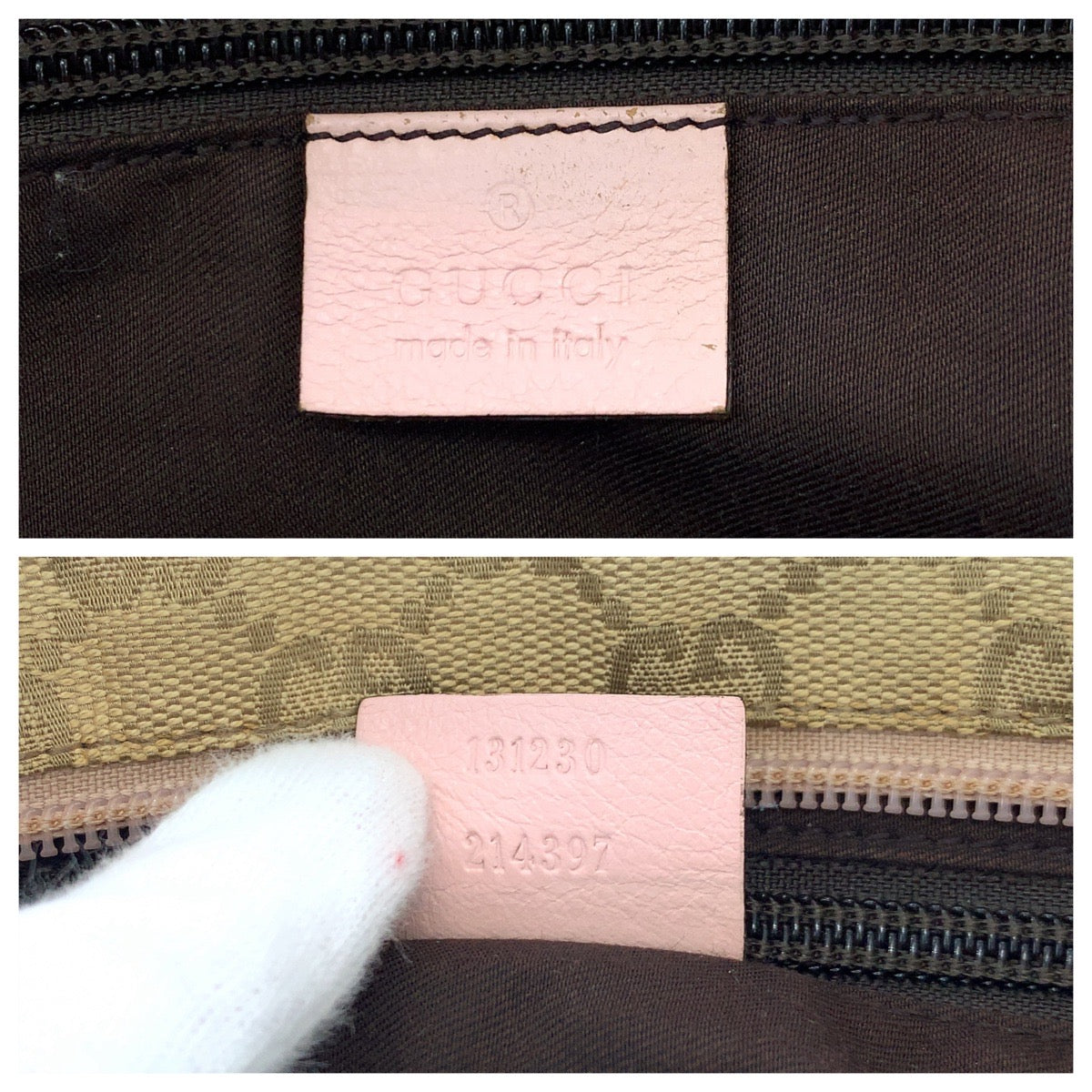 17801
GUCCI グッチ ベージュ ピンク ブルー ゴールド金具 GGキャンバス 131230 トートバッグ ショルダーバッグ  レディース ABP39