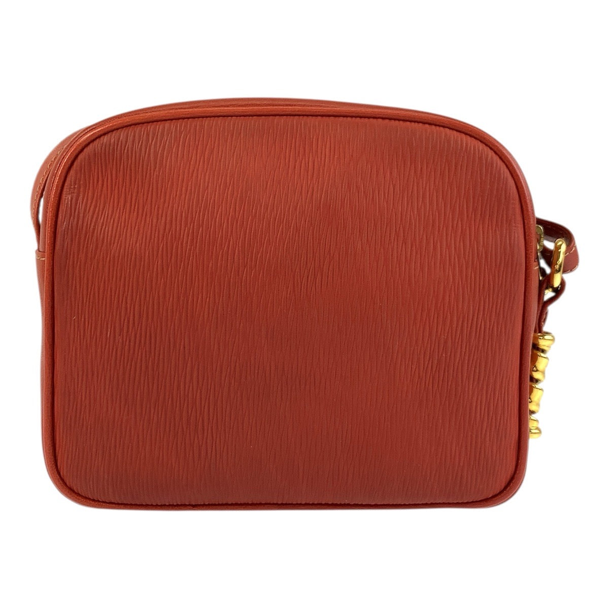17810
LOEWE ロエベ ヴィンテージ ベラスケス オレンジ ゴールド金具 レザー ショルダーバッグ ポシェット レディース ABP54