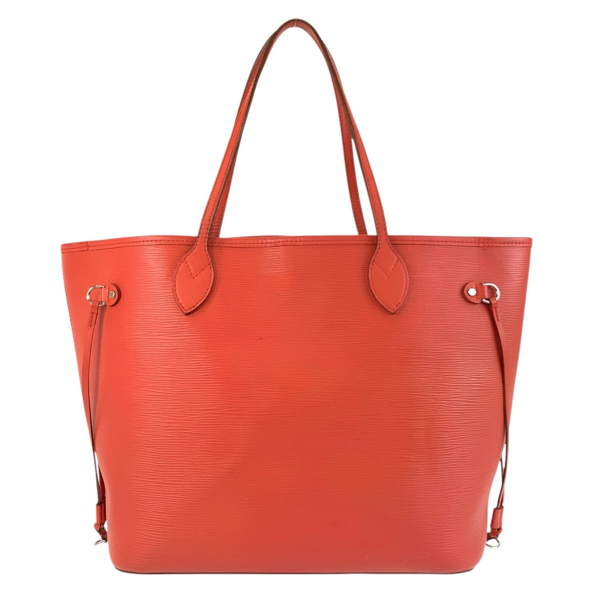 17818
LOUIS VUITTON ルイヴィトン エピ ネヴァーフルMM オレンジ シルバー金具 レザー M40884 トートバッグ ショルダーバッグ レディース ABP108