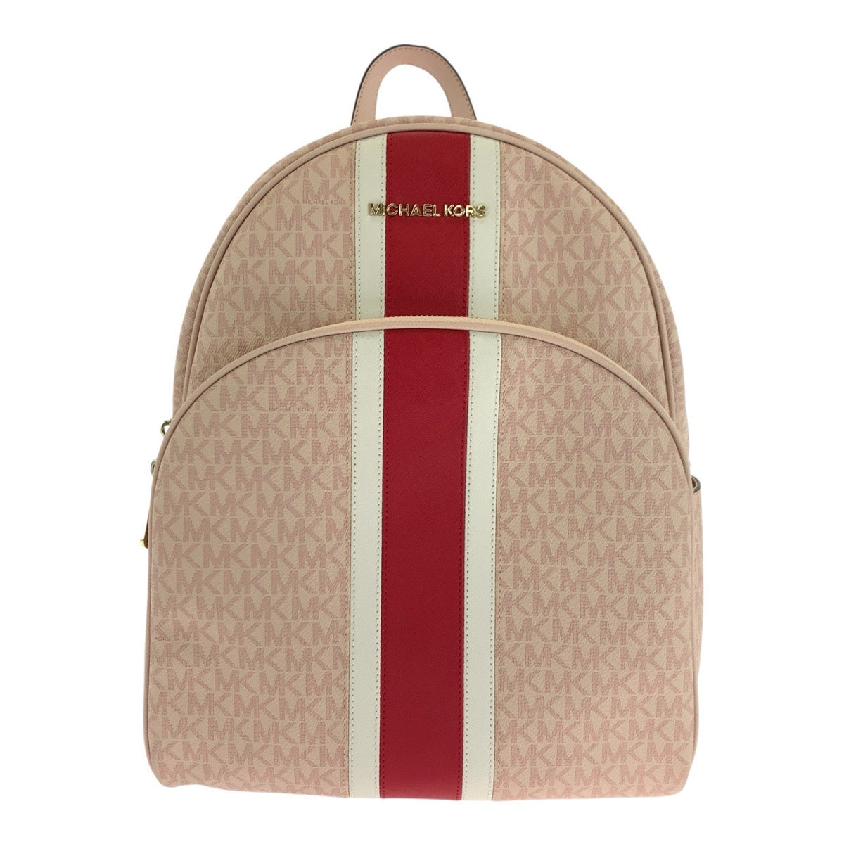 17819
Michael Kors マイケルコース ピンク ゴールド金具 PVC リュック バックパック  レディース A19