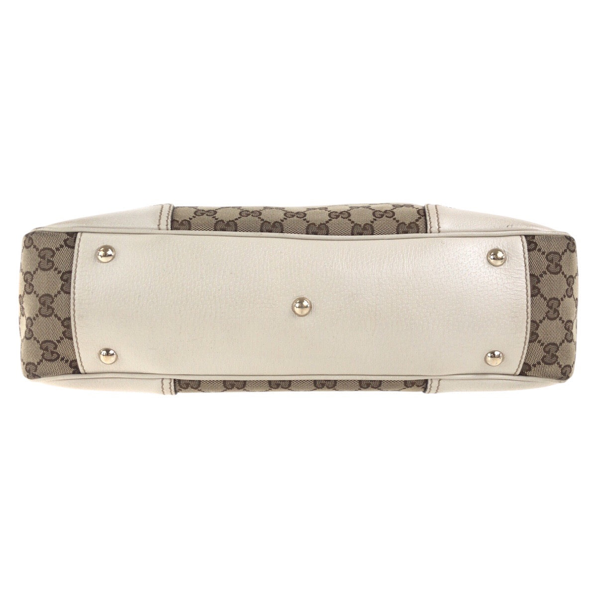 17823
GUCCI グッチ シェリーライン ベージュ アイボリー ゴールド金具 GGキャンバス / レザー 168805 トートバッグ ショルダーバッグ  レディース ABP54