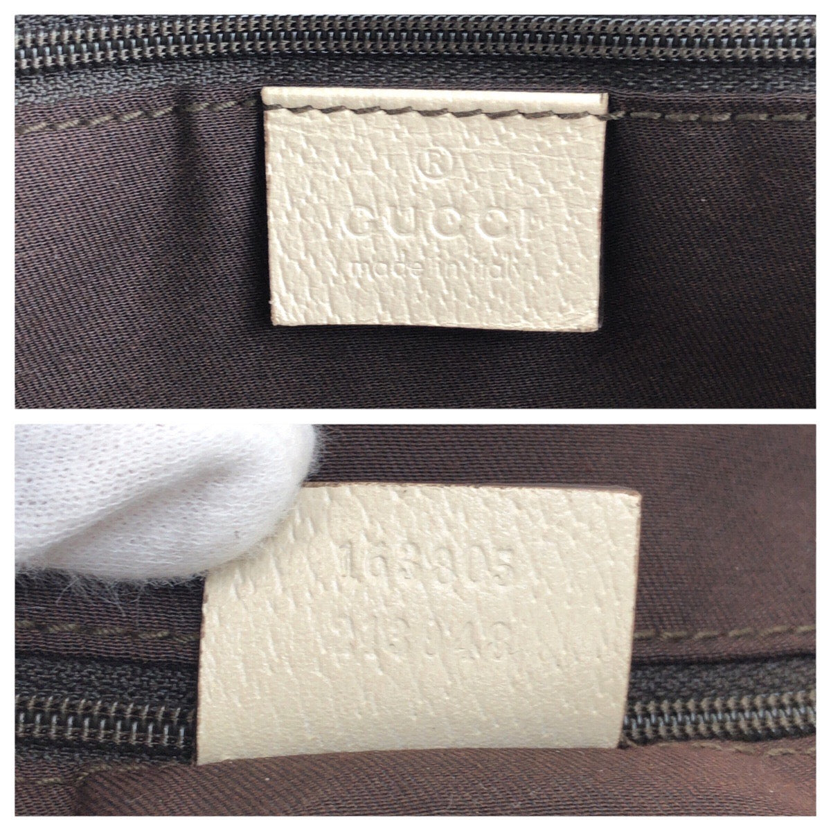 17823
GUCCI グッチ シェリーライン ベージュ アイボリー ゴールド金具 GGキャンバス / レザー 168805 トートバッグ ショルダーバッグ  レディース ABP54