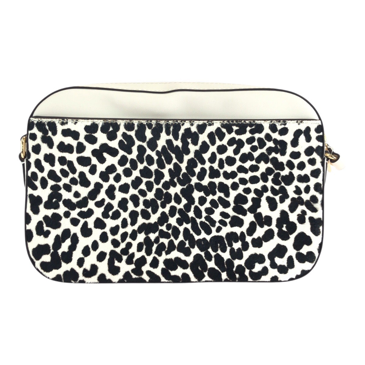 17832
Michael Kors マイケルコース ホワイト ゴールド金具 ハラコ / レザー ショルダーバッグ ポシェット レディース N23