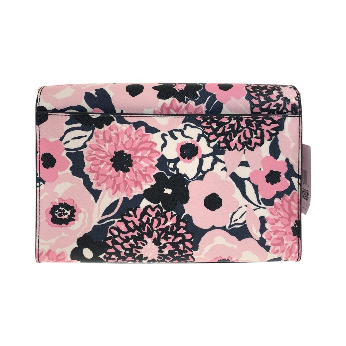 17833
Kate Spade ケイトスペード フラワー ピンク ブラック ゴールド金具 PVC ショルダーバッグ ポシェット レディース N23