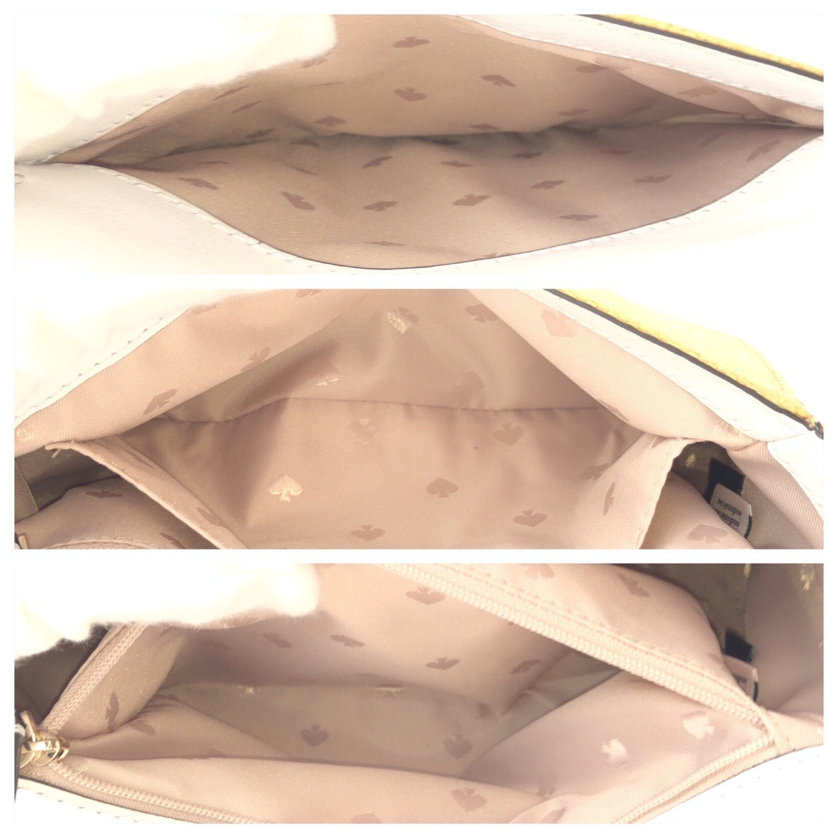 17836
Kate Spade ケイトスペード ホワイト レザー / ラフィア ショルダーバッグ ポシェット レディース N23