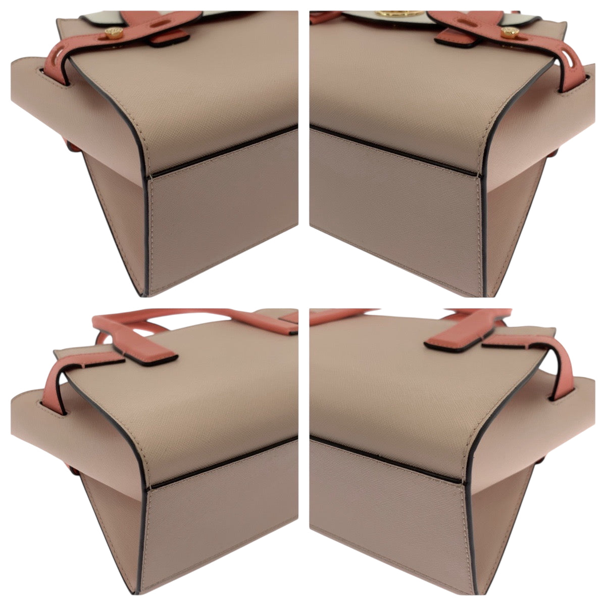 17838
Michael Kors マイケルコース ロゴ ピンク ホワイト ゴールド金具 レザー 35S2GNMS8T ショルダーバッグ ハンドバッグ 2way レディース N25