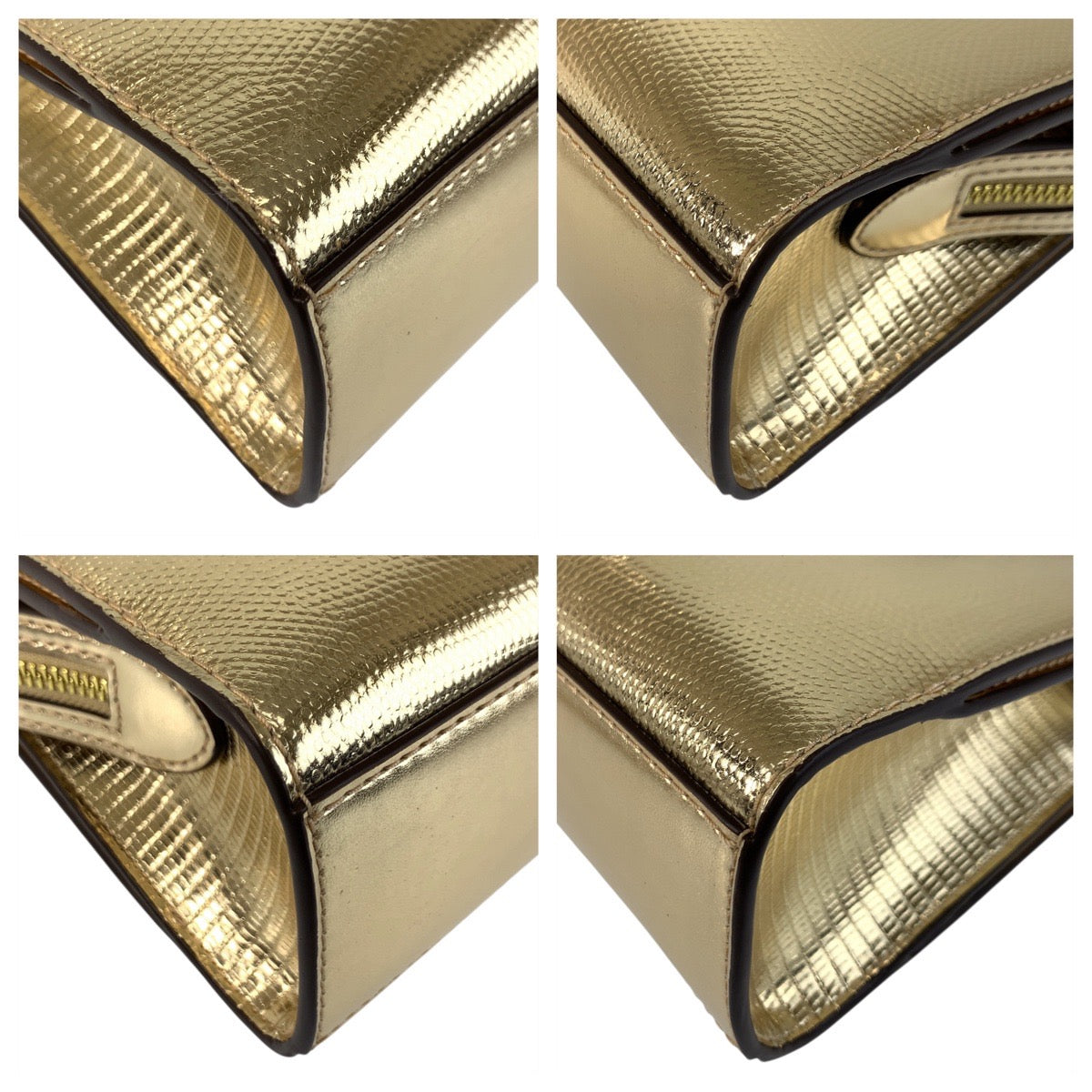 17839
Michael Kors マイケルコース SHEILA ペールゴールド PVC ハンドバッグ ショルダーバッグ 2way  レディース N23