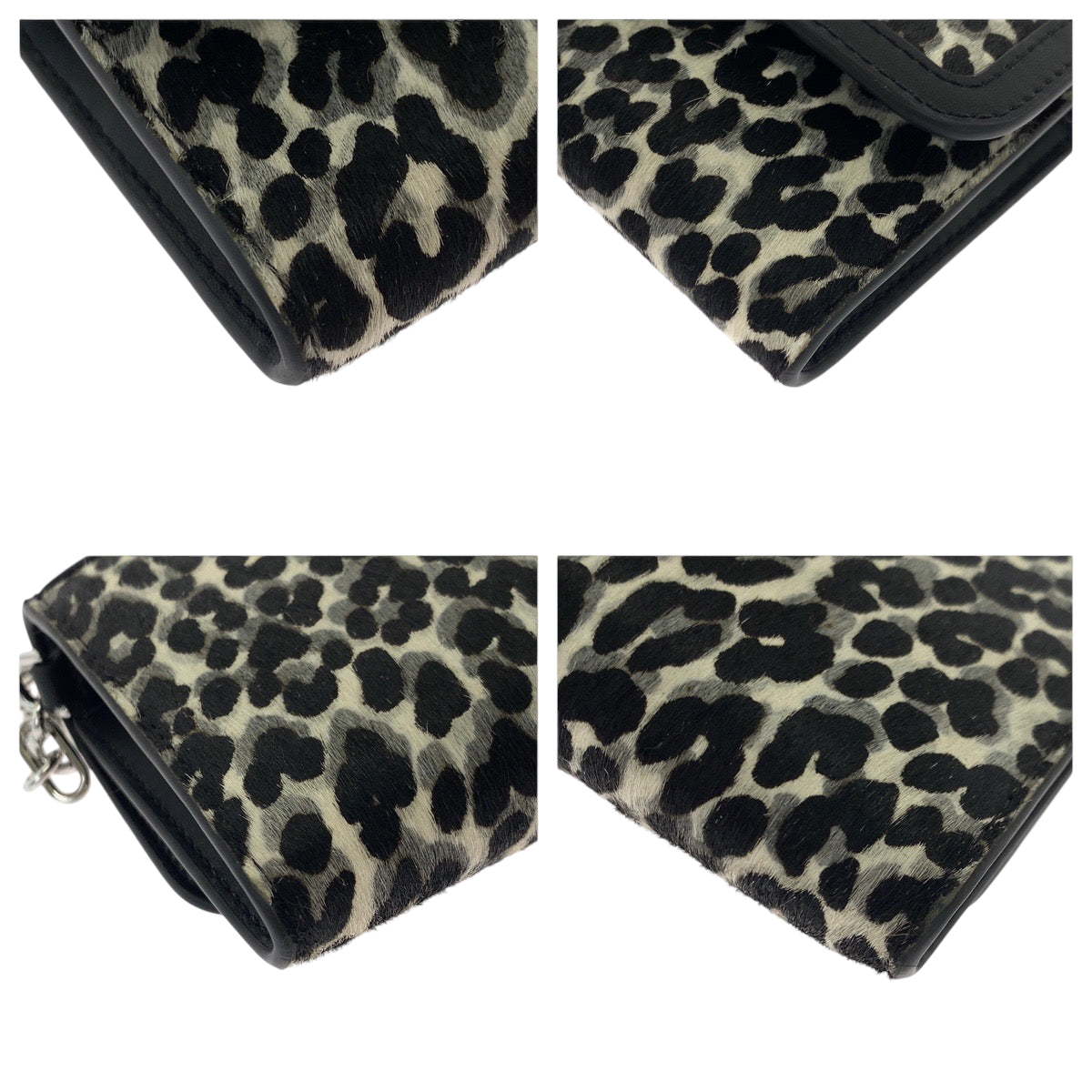 17841
Michael Kors マイケルコース ハラコ レオパード柄 ブラック 黒 マルチカラー シルバー金具 ハラコ 32T4S2RC9H ショルダーバッグ ショルダーウォレット  レディース N18